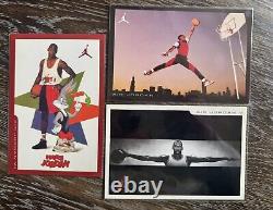 Air Michael Jordan Retro Jumpman Promo Vintage 3 Card Lot Nike? Card I II III