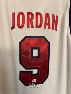 Authentic Autographed Michael Jordan Olympic Jersey COA