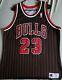 Authentic Champion Michael Jordan, 1995-96 Chicago Bulls Pinstripe Jersey Sz 48