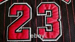 Authentic Champion Michael Jordan, 1995-96 Chicago Bulls Pinstripe Jersey Sz 48