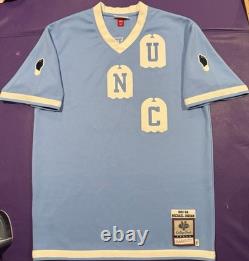 Authentic Michael Jordan #23 UNC 83-84 NCAA Mitchell & Ness Shooting Shirt 44/L