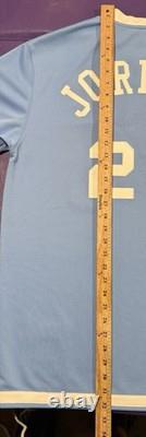 Authentic Michael Jordan #23 UNC 83-84 NCAA Mitchell & Ness Shooting Shirt 44/L