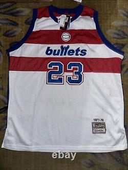 Authentic Michael Jordan Bullets Hardwood Classics/Mitchell & Ness Jersey