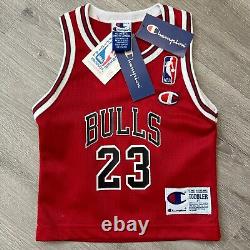 Authentic Michael Jordan Chicago Bulls Jersey 2T Toddler Champion New