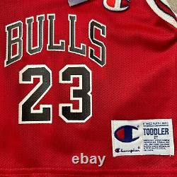 Authentic Michael Jordan Chicago Bulls Jersey 2T Toddler Champion New