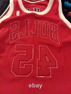 Authentic Michael Jordan Jersey Size 48 Champion Worn Twice Hand Stitched