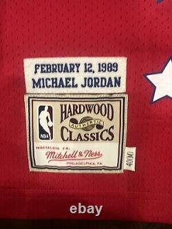 Authentic Michael Jordan Mitchell And Ness 1989 All Star Jersey Size M