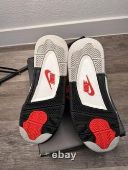 Authentic Nike Air Jordan 4 Retro White Cement Og 2025 WORN size 8.5 MENS