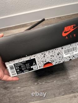 Authentic Nike Air Jordan 4 Retro White Cement Og 2025 WORN size 8.5 MENS