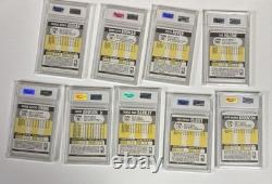 BEAUTIFUL! 1990 Fleer Basketball 197/198 (no #8) 9 Graded? MJ Included