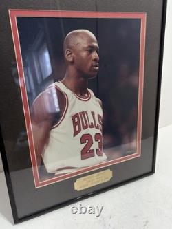 Bob Horsch Michael Jordan Signed Limited Edition Retirement 1993 Framed 11x14