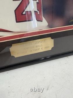 Bob Horsch Michael Jordan Signed Limited Edition Retirement 1993 Framed 11x14