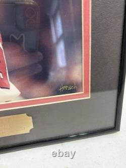 Bob Horsch Michael Jordan Signed Limited Edition Retirement 1993 Framed 11x14