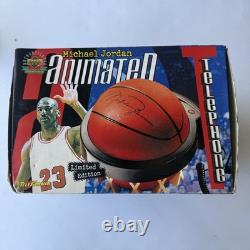 Brand New! Upper Deck 1999 Michael Jordan Animated Basketball Telephone #024205