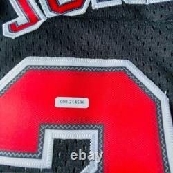 CERTIFIED Michael Jordan Signed Bulls BLACK Jersey #23 Autograph COA Hologram