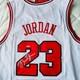 CERTIFIED Michael Jordan Signed Bulls white Jersey #23 Autograph COA Hologram