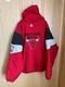 CHICAGO BULLS 90s 1\4 ZIP PUFFER HOODED JACKET VINTAGE STARTER ERA JORDAN SZ XL