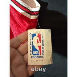 Champion Michael Jordan Chicago Bulls 45 Jersey Red NBA Vintage Size 48 NWT
