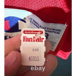 Champion Michael Jordan Chicago Bulls 45 Jersey Red NBA Vintage Size 48 NWT