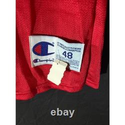 Champion Michael Jordan Chicago Bulls 45 Jersey Red NBA Vintage Size 48 NWT