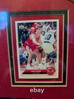 Chicago Bulls 1991-1993 NBA Champions Framed UPPER DECK cards Jordan, Pippen