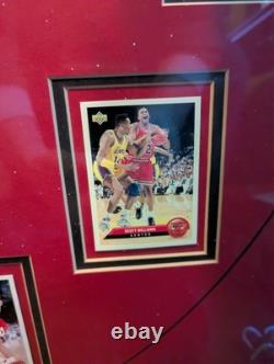 Chicago Bulls 1991-1993 NBA Champions Framed UPPER DECK cards Jordan, Pippen