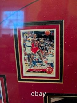 Chicago Bulls 1991-1993 NBA Champions Framed UPPER DECK cards Jordan, Pippen