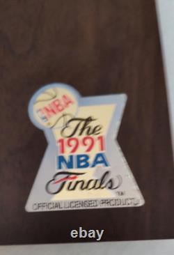 Chicago Bulls 1991 NBA World Champions 25th Anniversary Plaque +BONUS