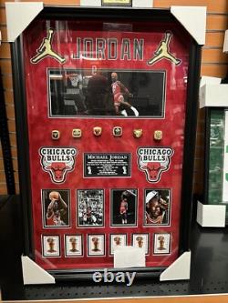 Chicago Bulls Basketball Championship Shadowbox