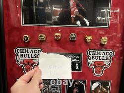 Chicago Bulls Basketball Championship Shadowbox