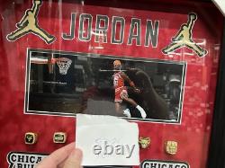 Chicago Bulls Basketball Championship Shadowbox