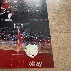 Chicago Bulls Michael Jordan Autographed 8x10 Dunking Contest Photo with COA