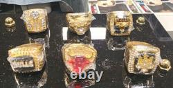Chicago Bulls Michael Jordan Ring set With Display Case