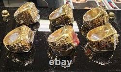 Chicago Bulls Michael Jordan Ring set With Display Case