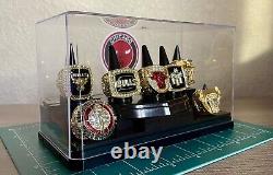 Chicago Bulls Michael Jordan Ring set With Display Case? Shipped