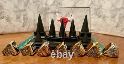 Chicago Bulls Michael Jordan Ring set With Display Case? Shipped
