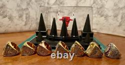 Chicago Bulls Michael Jordan Ring set With Display Case? Shipped
