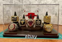 Chicago Bulls Michael Jordan Ring set With Display Case? Shipped
