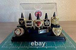 Chicago Bulls Michael Jordan Ring set With Display Case? Shipped