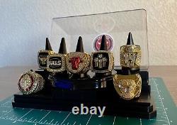 Chicago Bulls Michael Jordan Ring set With Display Case? Shipped