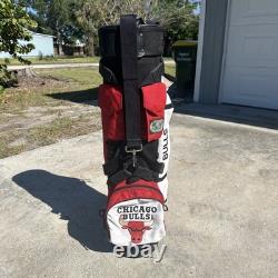 Chicago Bulls NBA Vintage Golf Bag Belding Sports 90s Jordan Rare 6 Way Slot
