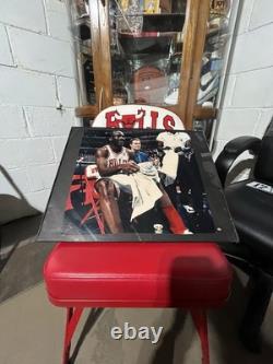 Chicago Bulls folding Court side Chair. Be like Mike. With Photo