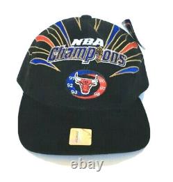 Chicago bulls 1998 nba championship vintage black hat 91 92 93 96 97 98 new