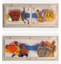 Custom, HAND MADE, Michael Jordan & Kobe Bryant Colorblast Booklet Bulls Lakers