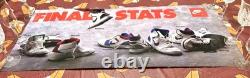 Deadstock 1986 1987 Jordan 2 NIKE STORE DISPLAY POSTER FINAL STATS NEW $765