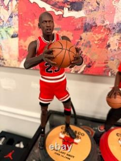 Enterbay NBA Michael Air Jordan Nike Shoes FINAL 16 Real Masterpiece 2 FIGURES