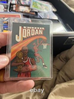 Error Michael Jordan Basketball Card Bulls NBA, Scottie Pippen Stats on back