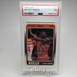 Fleer Michael Jordan #17 PSA 7 Graded Chicago Bulls 1988-89 Fleer Card