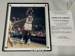 Framed Michael Jordan 8x10 Autographed Photo withCOA