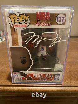 Funko Pop! Michael Jordan Chicago Bulls 1988 All-Stars Signed #137 with COA